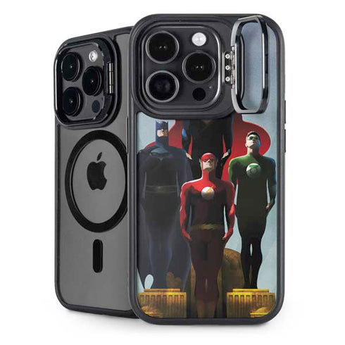 Justice League Standing Pose Team iPhone 16 Pro Kickstand Case